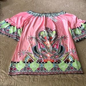 Xcel Couture off shoulder dress